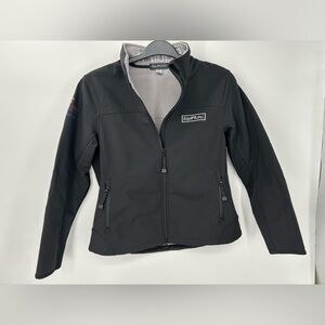 Equifit Women's Black‎ Soft Shell Jacket Water Resistant Size Large